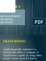 Chapter 3 Development of Hotel Business