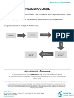 Fluxograma - Hexilenoglicol