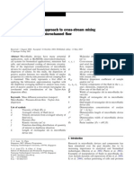 Depthwise Averaging Approach To Cross-Stream Mixing in A Pressure-Driven Micro Channel Flow