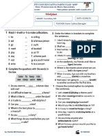 Unit 2 - Vocabulary 1 - Secondary 4th