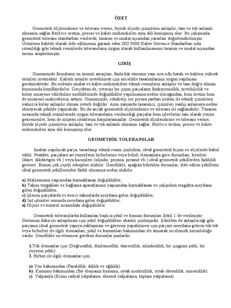 Geometrikk olcu ve toleranslar pdf