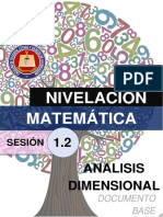 Sesión 1.2 - INTRODUCCIÓN - Análisis Dimensional