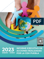 Informe Ejecutivo Semestral Acciones CDHP Ene Jun 2023 Portada QR 1