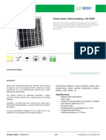 Panel Solar Policristalino, 6V-60W