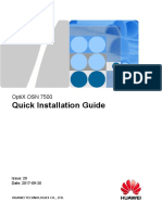 OSN 7500 Quick Installation Guide 20