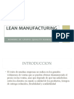 Lean Manufacturing