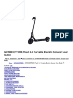 Flash 3 0 Portable Electric Scooter Manual