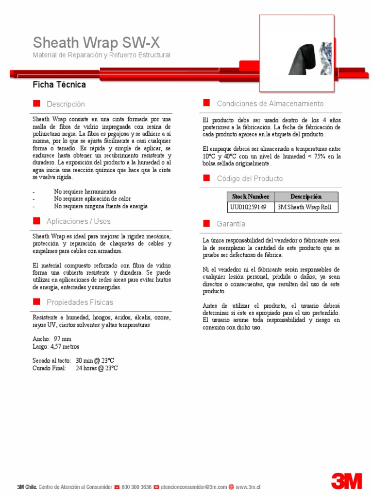 EMD-Cinta Sheath Wrap | PDF | Procesos industriales | Ciencias fisicas