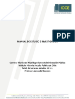 Manual de Estudio e Investigación Historia Social y Politica de Chile