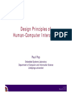 Design Principles of Human Computer Interface (HCI)