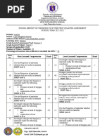 Science 5 - Q1-Most and Least Learned