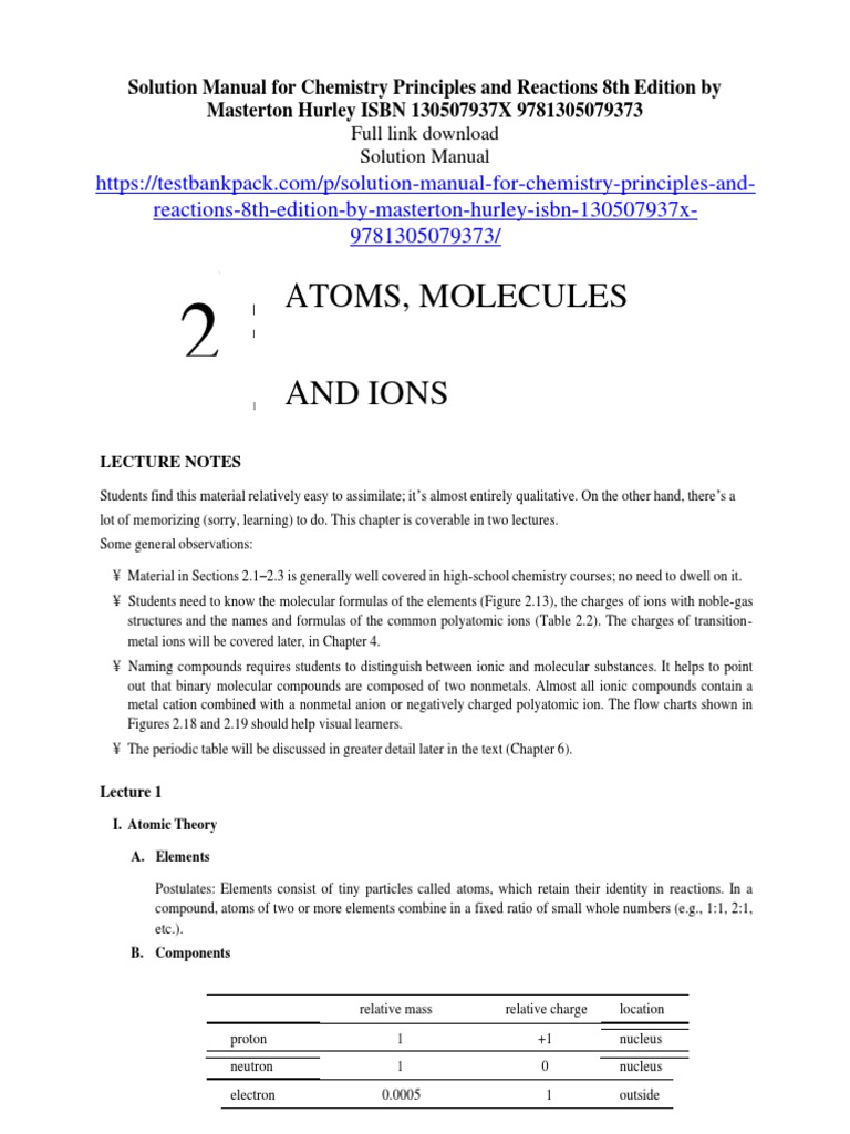 Chemistry Principles and Reactions 8th Edition by Masterton Hurley ISBN ...