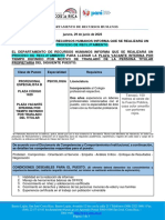 Proceso de Seleccion Plaza Interina 1629 Profesional Especialista B en Psicologia Adscrita A La Oficina Local de Los Santos