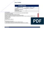 Examen Final - Unidad Iii Cal