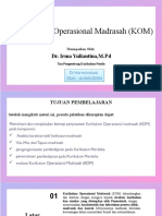 Kurikulum Operasional Madrasah (KOM) : Dr. Irma Yuliantina, M.PD