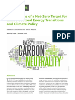 Ceew Study On Implications of Net Zero Target For Indias Sectoral Energy Transitions and Climate Policy