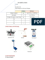 Lớp 6 Chủ đề ĐO KHỐI LƯỢNG