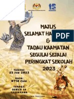 Buku Program Selamat Hari Gawai 2023