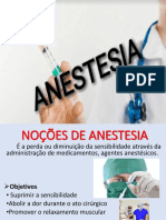 Aula 8 - Noções de Anestesia