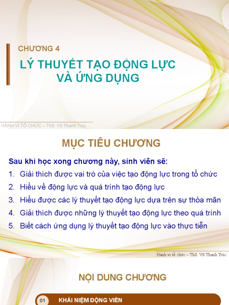 Chuong 4 - Ly Thuyet Tao Dong Luc Va Ung Dung SV | PDF