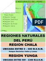 El Peru y Sus Regiones Naturales