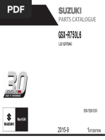 スケジュール IS様 GSX-S750 (A) L6: Parts Catalogue | PDF | Clutch | Screw