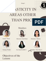 Group 4 Elasticity in Areas Other Than Price