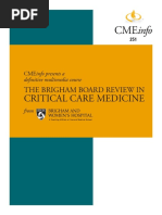 17 The Brigham Board Review in Critical Care Medicine 2017