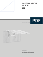 Single Axis Solar Tracker - Installation Guide V2.0