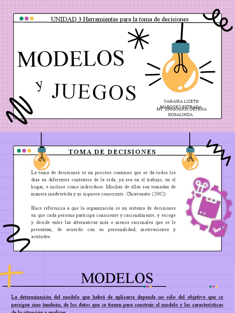 Modelos de Toma de Decisiones Efectivas | PDF | Toma de decisiones ...