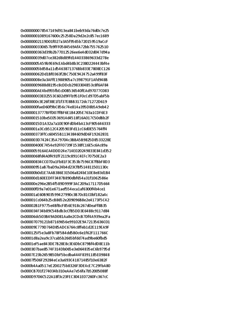 White list addr pdf