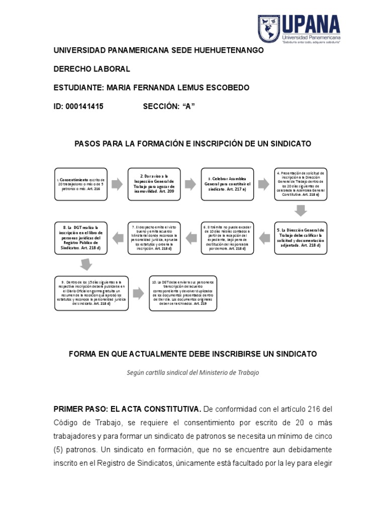 Pasos para Formar un Sindicato | PDF | Sindicato | Gobierno