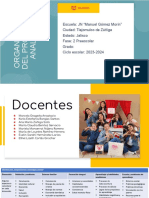 JDN Manuel Gómez Moríb DX Comunitario y Programa Analitico Interdisciplinario