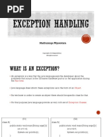 Exception Handling