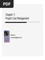 Chapter 7 Project Cost Management