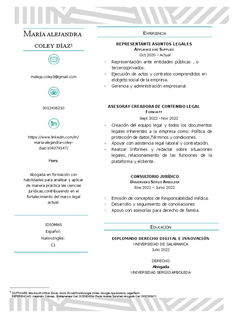 Maria Alejandra Coley | PDF | Informática
