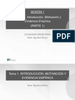 Sesión 1 - Tema 1 - Introducción, Motivación y Evidencia Empírica I (Con Marca de Agua)