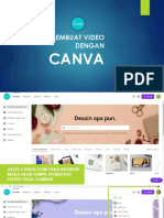 Membuat Video Promosi Canva