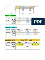 Calendario de Ecuavoley