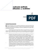 Linares - Independencia Judicial Conceptualización