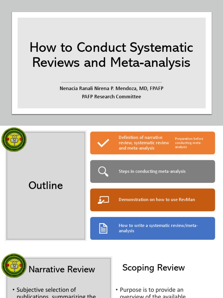 How To Conduct Systematic Reviews and Meta Analysis Download Free PDF