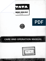 Tata 955a Operation Manual