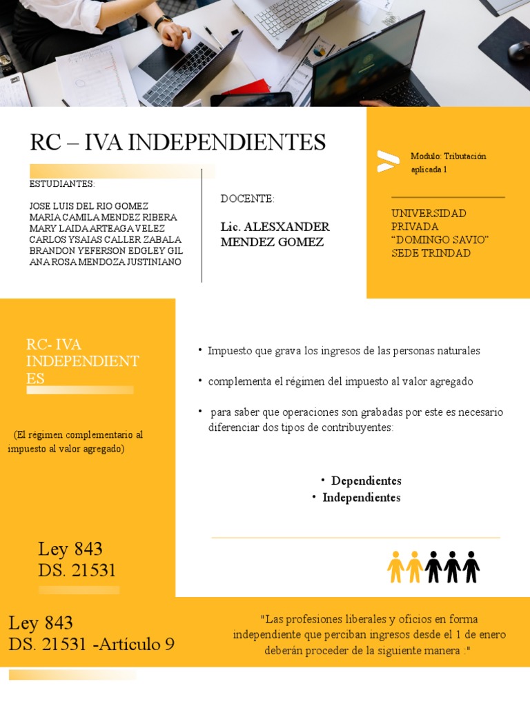 Expocision RC Iva | PDF | Impuestos | Impuesto al valor agregado