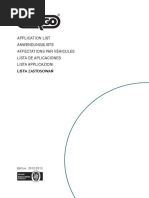 Alfa Romeo Application List 2012/2013 | PDF | Front Wheel