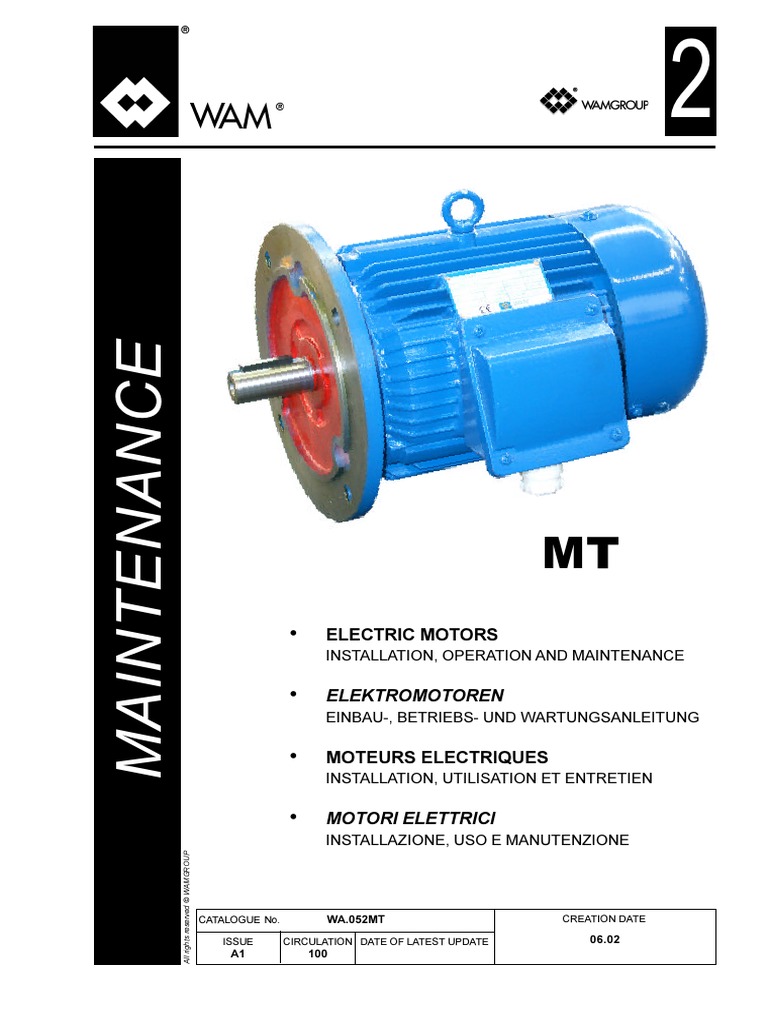 Electric Motors Installation, Operation and Maintenance PDF