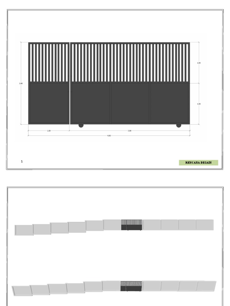 Desain & Rab Pagar | PDF | Metode & Bahan Ajar | Griya & Taman