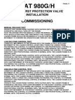 Page. 17. Cat 980G and H HBPV Commissioning