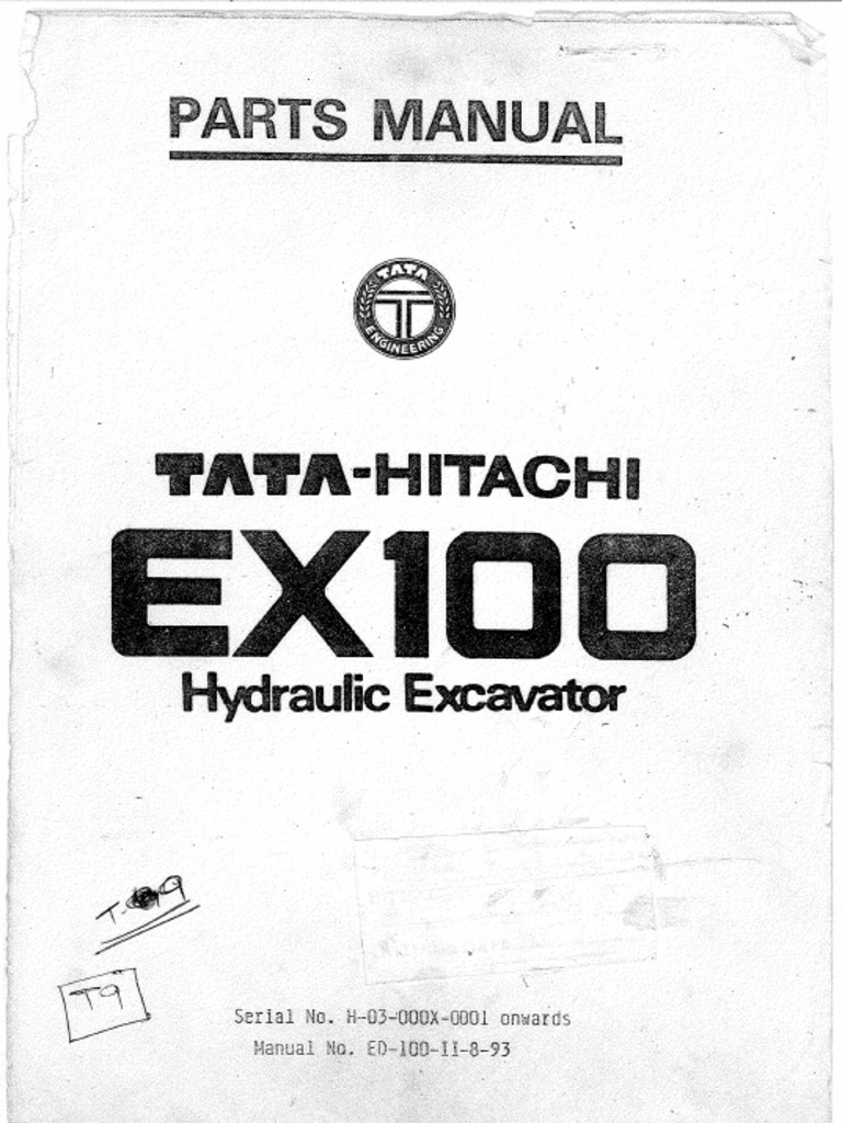 EX100 Parts Book PDF