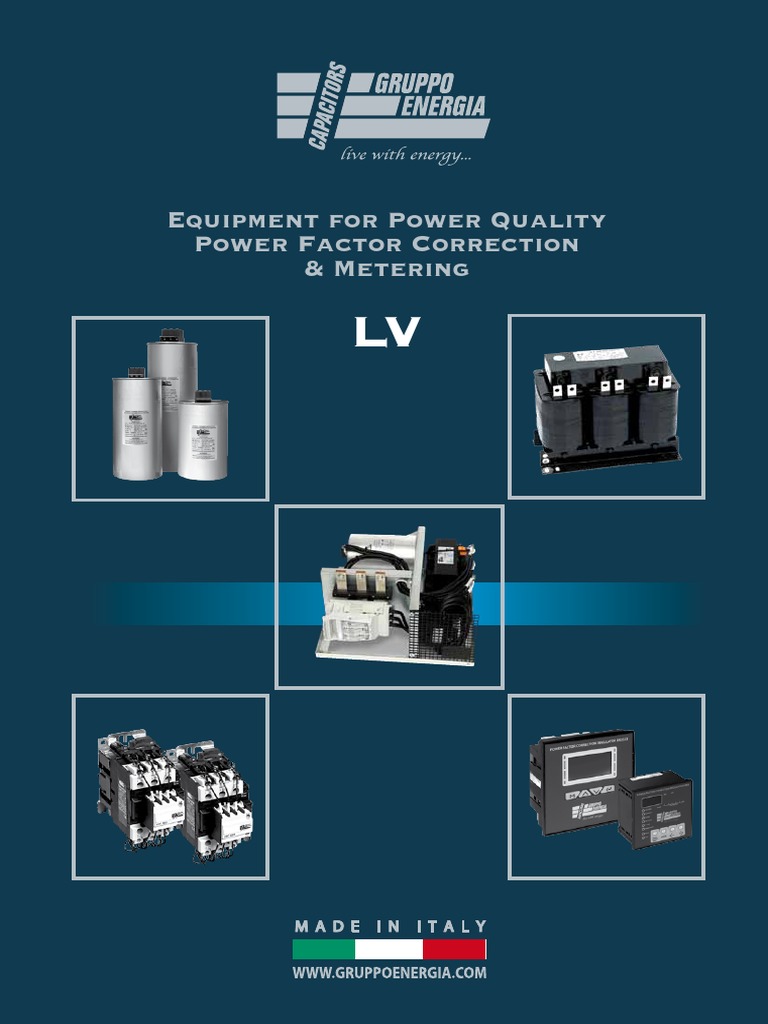 Power Factor Correction Capacitor Overview | PDF | Screw | Capacitor