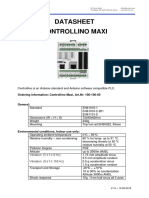 Datasheet 1325475 Controllino Maxi 100 100 00 PLC Controller 12 V DC 24 V DC